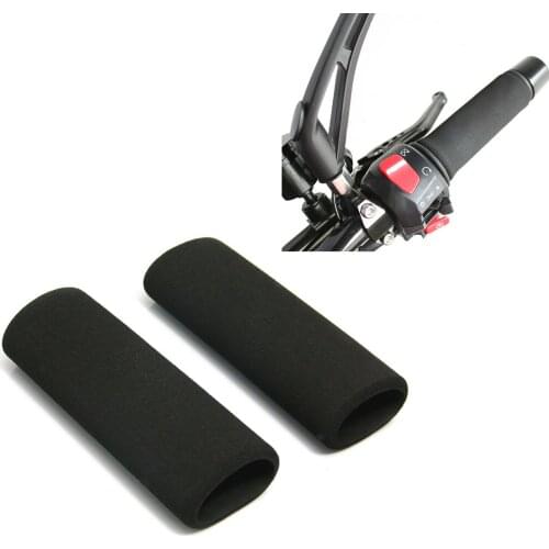 1 Pair Motorcycle Non-Slip Handlebar Cover Foam Smooth Grips Cover Bike Bicycle Handlebar For Motorcycle Accessories