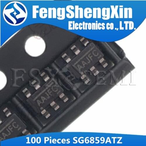 100Pcs SG6859ATZ SOT23-6 SG6859 SOT23 SG6859A SMD AAJ power supply chip