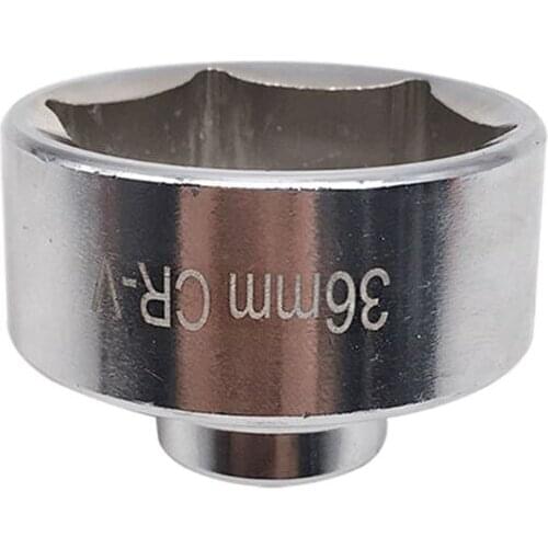 36mm Oil Filter Socket Tool Wrench 3/8" Drive Cap Remover Low Profile for Garage