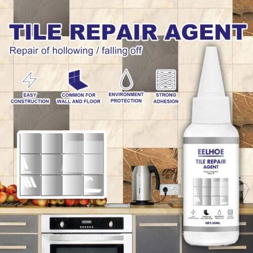 30ml Tile Repair Agent Tile Adhesive Glue Repair Adhesive Glue Repair of hollowing Falling Off Floor Repair Agent Tile Grout New