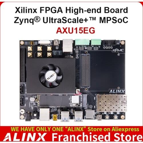 ALINX AXU15EG: Xilinx Zynq UltraScale+ MPSoC ZU15EG FPGA Board FMC HPC
