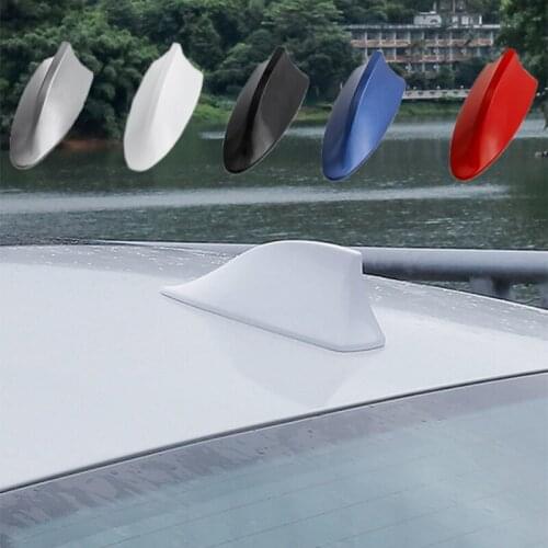 1 Pcs Car Radio Shark Fin Car Shark Antenna Radio FM Signal Design For All Cars Aerials Antenna Car Styling