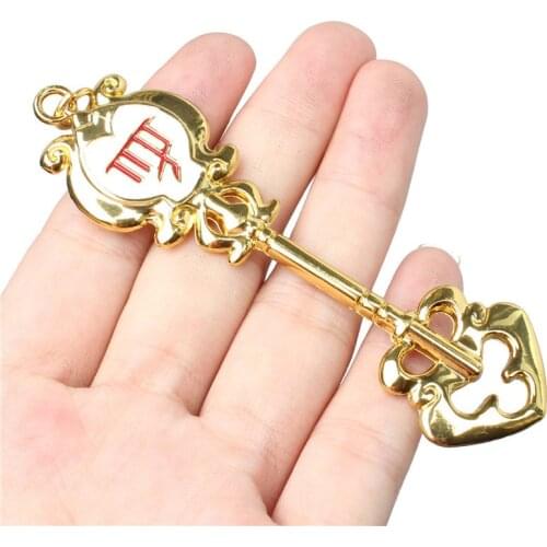 2019 Fashion Fairy Tail Key Chains ZODIAC Star Spirit Magician Lucy summons Key Ring Twelve Constellation KEYCHAIN Cosplay Gift