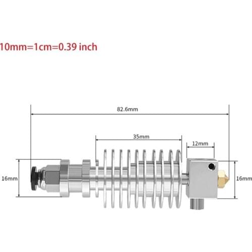 I3 Mega- Hotend 12V 24V Bowden Extruder V5 J-head Hotend for Anycubic I3 Mega- Meg W3JD