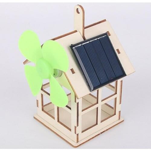 Solar Power Toy Kid-safe Teamwork Ability Wood Educational Projects Solar Kit for Family