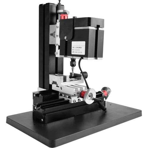 60W 12000RPM Mini Metal Lathe DIY Miniature Milling Machine Miller 100-240V mesa taladro TZ20005M milling table milling table