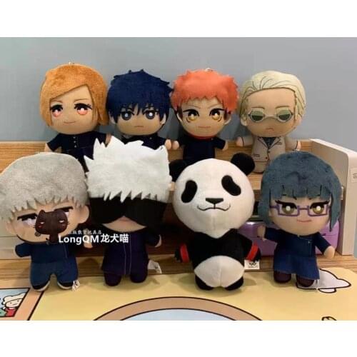 Original Japan Comic Jujutsu Kaisen Cartoon Characters Plush Toy Dolls Key Chain Pendant Kid Gift