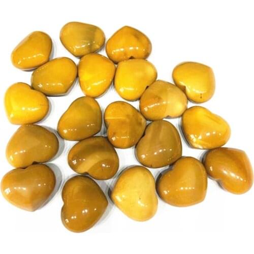 Natural Mookaite Heart Shaped Crystal Gemstones For Home Decoration