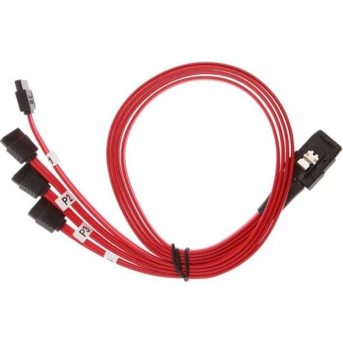 Profeesion Mini Standard SAS 4i SFF-8087 To 4x Disk Converter Cable