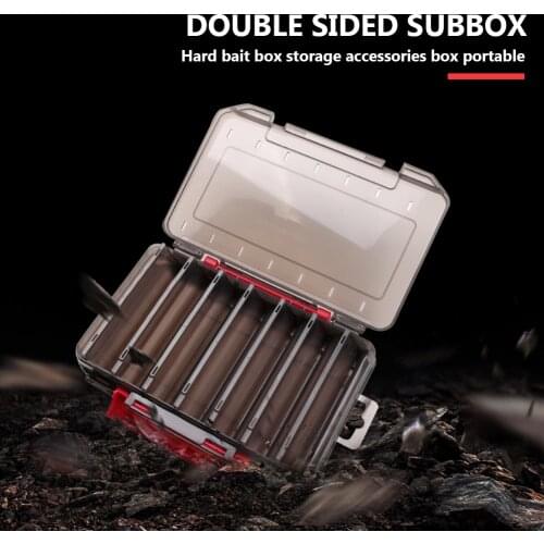 Fishing Box Lure Boxes Double Sided Bait Hook Case Organizer Large Capactity Lure Storage Fishing Tackle Fishing Accessories
