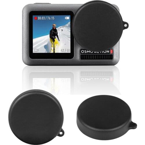 For DJI Osmo Action Sports Camera Protective Lens Cover Cap Anti-scratch Protection Action Camera Accessories