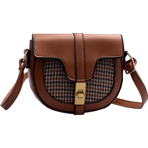 Ladies Temperament Semicircular Shoulder Bag Girls Adjustable Shoulder Strap Messenger Bag Sweet Style Crossbody Bag