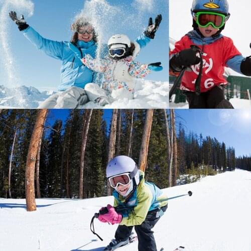 Winter Skiing Goggles Snow Sports Snowboard Anti-fog Snowmobile Windproof Dustproof Glasses Skate Ski Sunglasses Eyewear