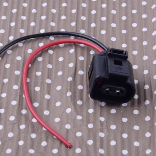 DWCX Car Fog Light Lamp Wiring Plug Pigtail Connector Adapter 1J0973722 Fit for VW Jetta Golf GTI MK4 Audi A6 S6