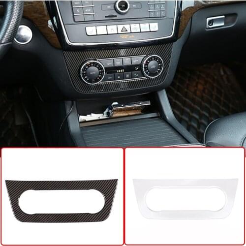 Car Central Control Air Conditioning Adjustment Knob Decorative Frame Trim For Mercedes Benz ML GLE GL GLS Class W166 X166