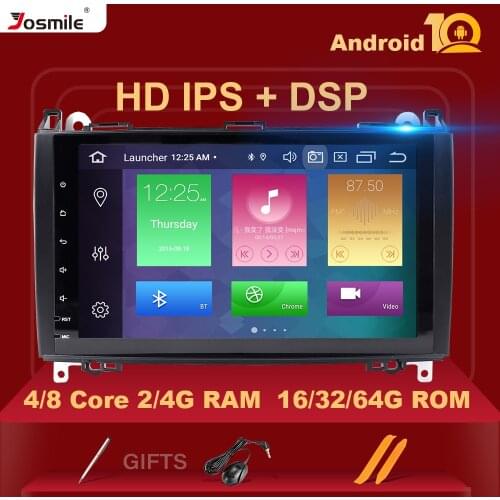 Android 10 Car multimedia Player for Mercedes Sprinter W906 Benz B200 A B Class W169 W245 Viano Vito W639 Navigation DSP IPS RDS