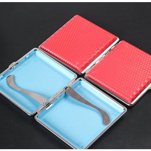 Cigarette Case King Size for Men Holds 20 Cigarettes Box Holder Plastic Vintage Hard Metal Full Pack 84mm Regular Size