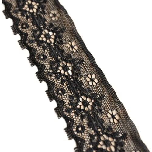 Black Simple Non Elastic Mesh Lace By The Yard For Dress Shirt Clothing Accessories Material