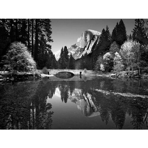 Home Decor Ansel Adams Grand Teton-Silk Art Poster Wall Sicker Decoration Gift