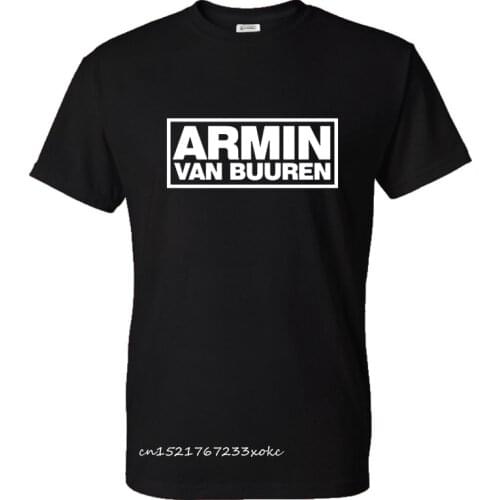 T-Shirt ARMIN VAN BUUREN Popular Dj Hip Hop Streetwear Tshirt Men Casual Fashion T Shirt High Quality 100% Cotton Unisex Tops