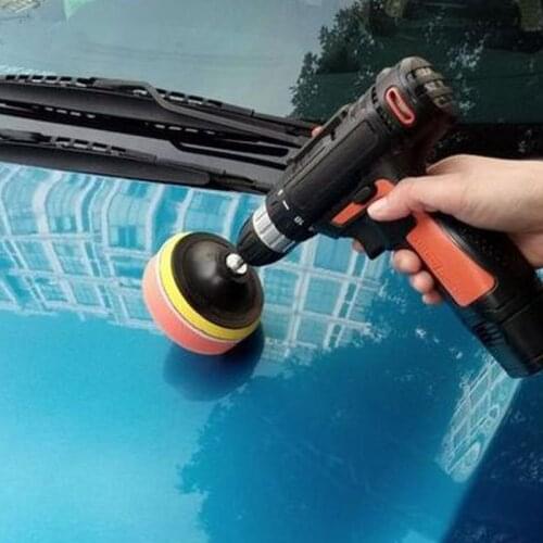 7Pcs/set Polishing Pad Soft Wool Ball Bonnet Kit 5" Wheel Pad Abrasive Tool for Car Body Polishing Discs