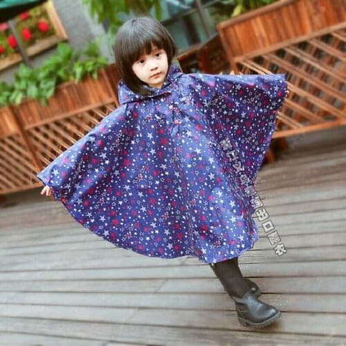 New Arrival Cute Kids Poncho Children Slim And Lightweight Windproof Waterproof Raincoat Cloak For Boys And Girls