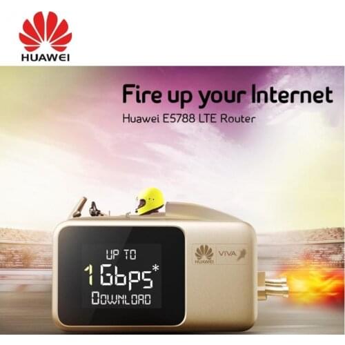 New Huawei E5788 4g lte router E5788U-96A LTE-A Pro Mifi Cat16 1Gbps speed Pocket 4G Mobile WiFi Hotspot Router
