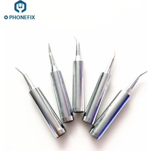 PHONEFIX 5pcs/lot Bent Tip 900M-T-IS Soldering Tips Soldering Iron For Mobile Phone Tablet Motherboard Repair