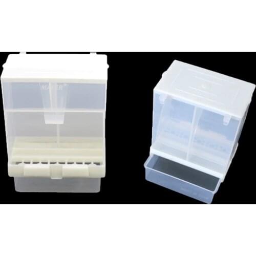 Plastic Automatic Parrot Feeder Bird feeding box Bird cage accessories Prevention Splash Pigeon supplies feeder 1 Pc