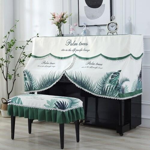 Piano Half Cover Modern Minimalist Dust Cover Thickened Nordic Full Cover Lace High-end Princess Cartoon Children Piano Cover