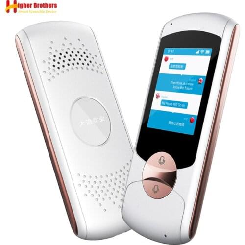 Portable 41 Languages Smart Voice Translator 2.4GWiFi Real Time Voice Translator Multilingual Interpreter Russian Traductor