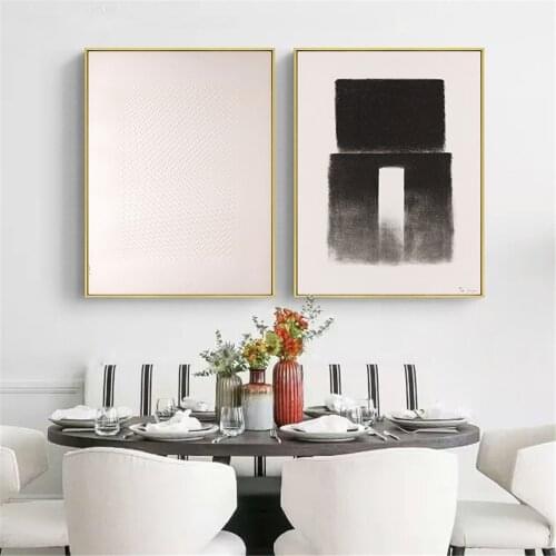 Nordic Black White Simple Poster Canvas Print Painting Wall Art Living Room Home Decoration