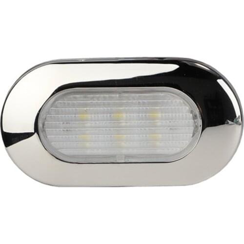 12V LED Marine Yacht Navigation Waterproof Lamp White and Blue Stair Light for Boat