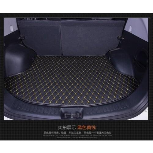 Dedicated Waterproof Carpets No Odor Rugs Car Trunk Mats for Corrola Camry Trunk Mat RAV4 Bora Sonata Love CD