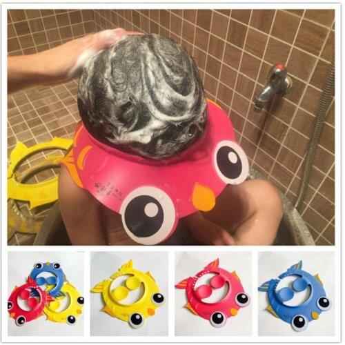 AYEVIN Wonderlife pudcoco Newest Arrivals Hot Babies Children Kids Safe Shampoo Bath Bathing Shower Cap Hat Wash Hair Shield
