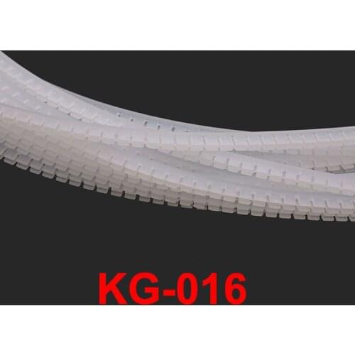 10M KG-016 Fit Panel 16mm Thickness Groove White Black PE Insulated Timing Line Sheath Sleeve Slot Movable Bushing