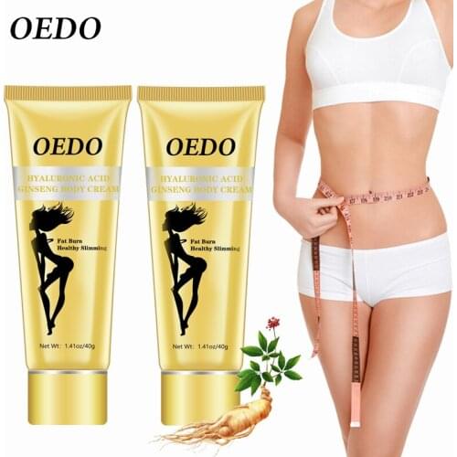 2PCS Ginseng Weight Loss Slimming Cream Burning Fat Health Care Cream Beautiful Curvy Anti-Wrinkle Body Skin Fat Burning 40g
