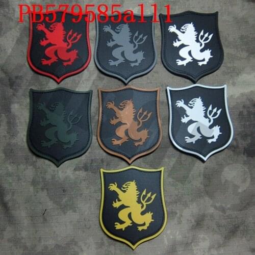 3D PVC patch DEVGRU Seal Gold Team Ren Team Lion Military Tactical Morale Rubber patch