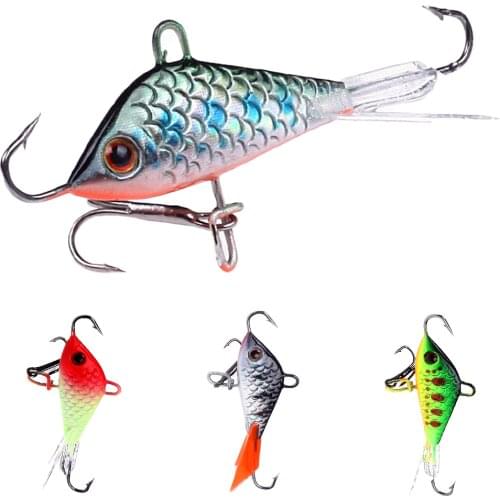 5Pcs/lot 5cm 7.5g Winter Ice winter Fishing Lure Artificial Bait Balancer Carp Walleye Pike Perch Ice Jigging Fishing Lure