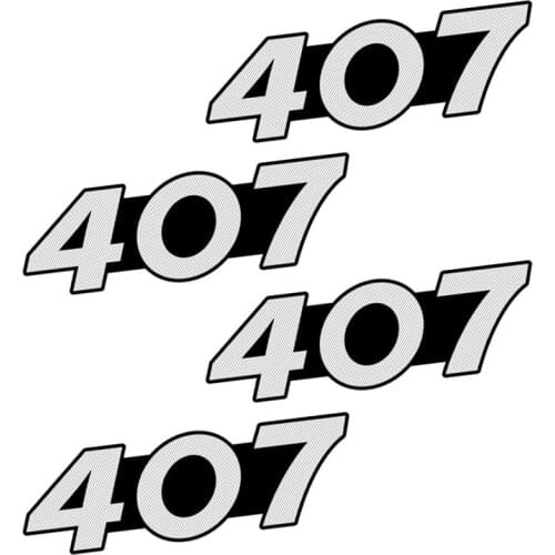 Car Stickers Audio Speaker Sticker nterior Decoration for Peugeot 407 accessories