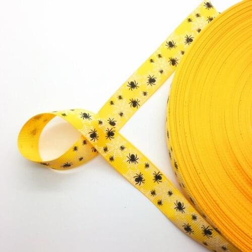 Free Shipping 5 Yards 3/4'' 20mm Wide Printed Grosgrain Ribbon Hair Bow/Christmas/wedding DIY Sewing ,#AD64