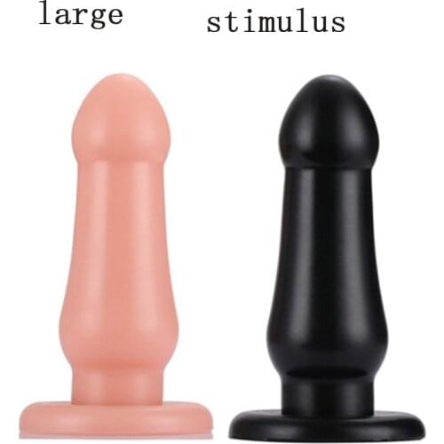 2021 Newest Healthy PVC Huge Dildo Butt Plug Massage Anal Toy For Woman Men Gay Orgasm Stimulate Anal Plug Bead Dildos Sex Toys