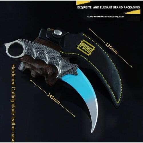 Cs-go game hardening claw knife weapon model metal handicraft ornaments