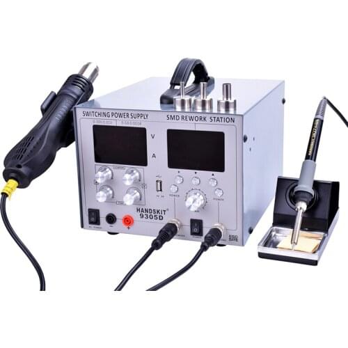 Electric soldering irons + fer a souderestacion de calor 9305D soldering gun desoldering soldr hot air soldering station