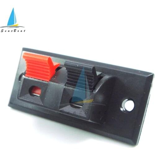 2021 Hot 5 Pcs 2 Positions Connector Terminal Push in Jack Spring Load Audio Speaker Terminals