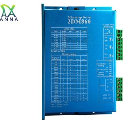 JMC 2 phase stepper driver 2DM860 USE FOR CNC ROUTER latest version instead old verstion 2MA860H