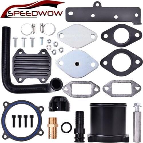 SPEEDWOW EGR Plate Cooler Throttle Valve Delete Kit For Dodge Ram 2013-2018 6.7L Cummins Diesel Turbo