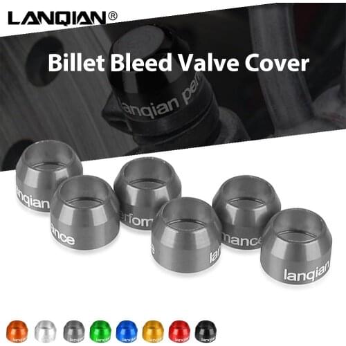 Motorcycle Billet Bleed Valve Cover Kit For Ducati DIAVEL 1200 2010-2018 DIAVEL 1260 S 2019-2020 HYPERMOTARD 1100 EVO SP 10-12