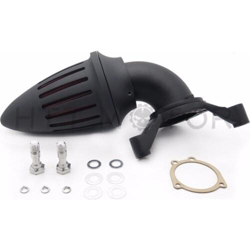 Aftermarket free shipping motor parts Air Cleaner kits intake filter for Harley Davidson CV Carburetor Delphi V-Twin BLACK