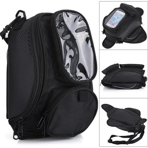 Riding Strong Magnetic Waterproof Oil Fuel Tank Bag for Motorcycle Motorbike Black Universal motorcycle backpack motorcycle bag